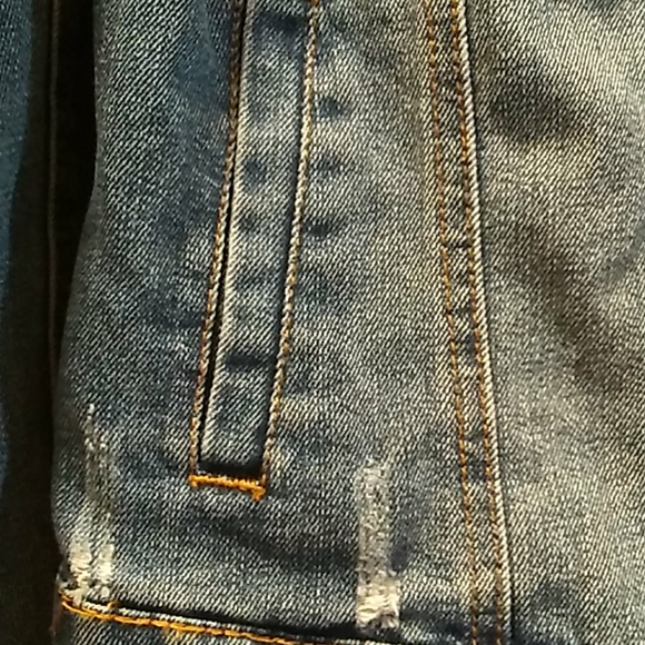 Nwt CI Sono Distressed Ripped Jacket - Picture 6 of 11